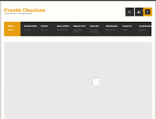 Tablet Screenshot of craobhchualann.net